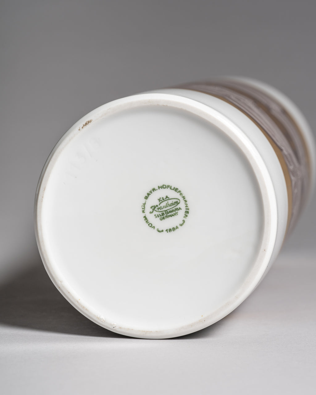 Op Art Porcelain Floor Vase – Krautheim & Adelberg, 1980s