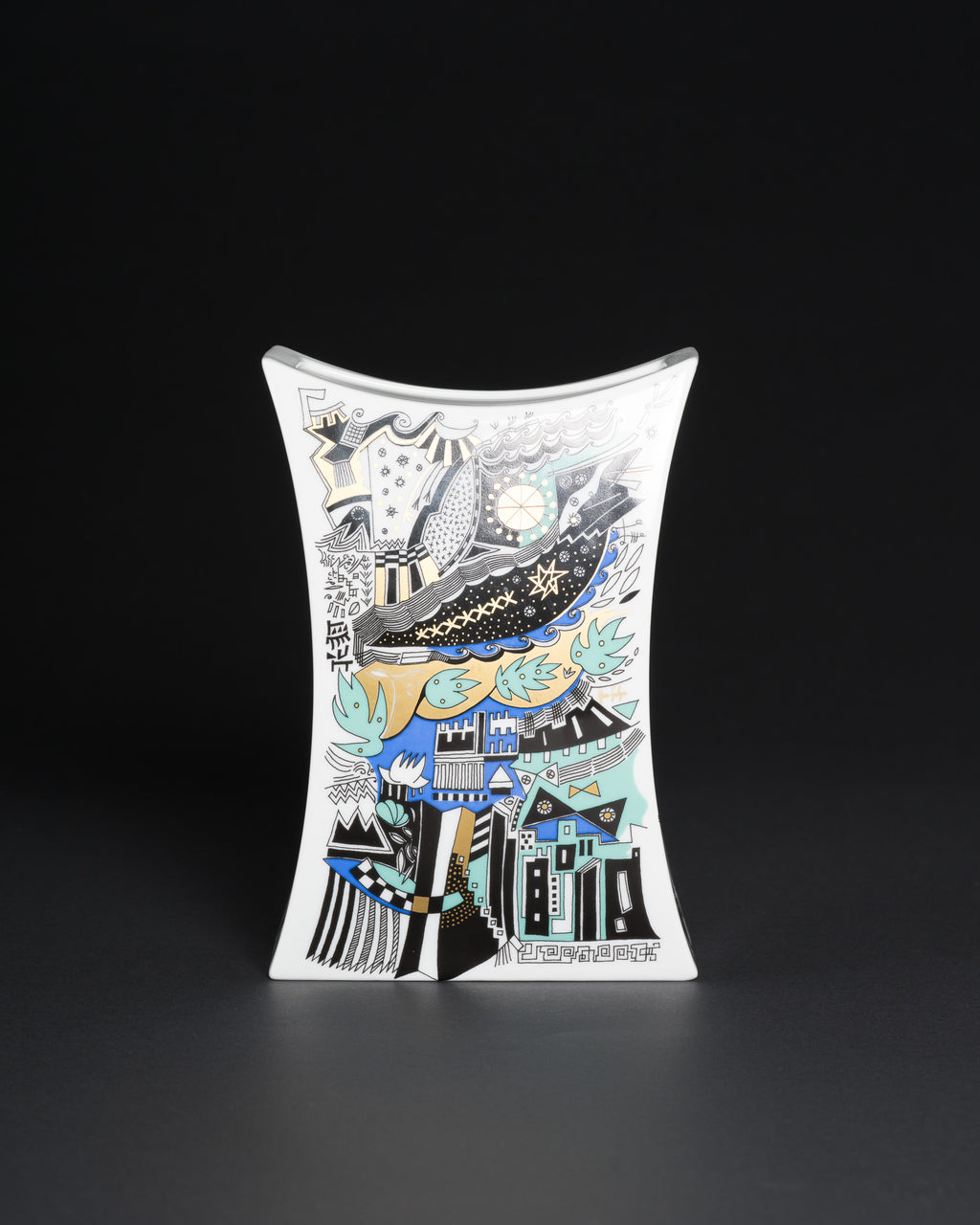 Postmodern Vase – Jan van der Vaart & Yves Galgon for Rosenthal, 1980s