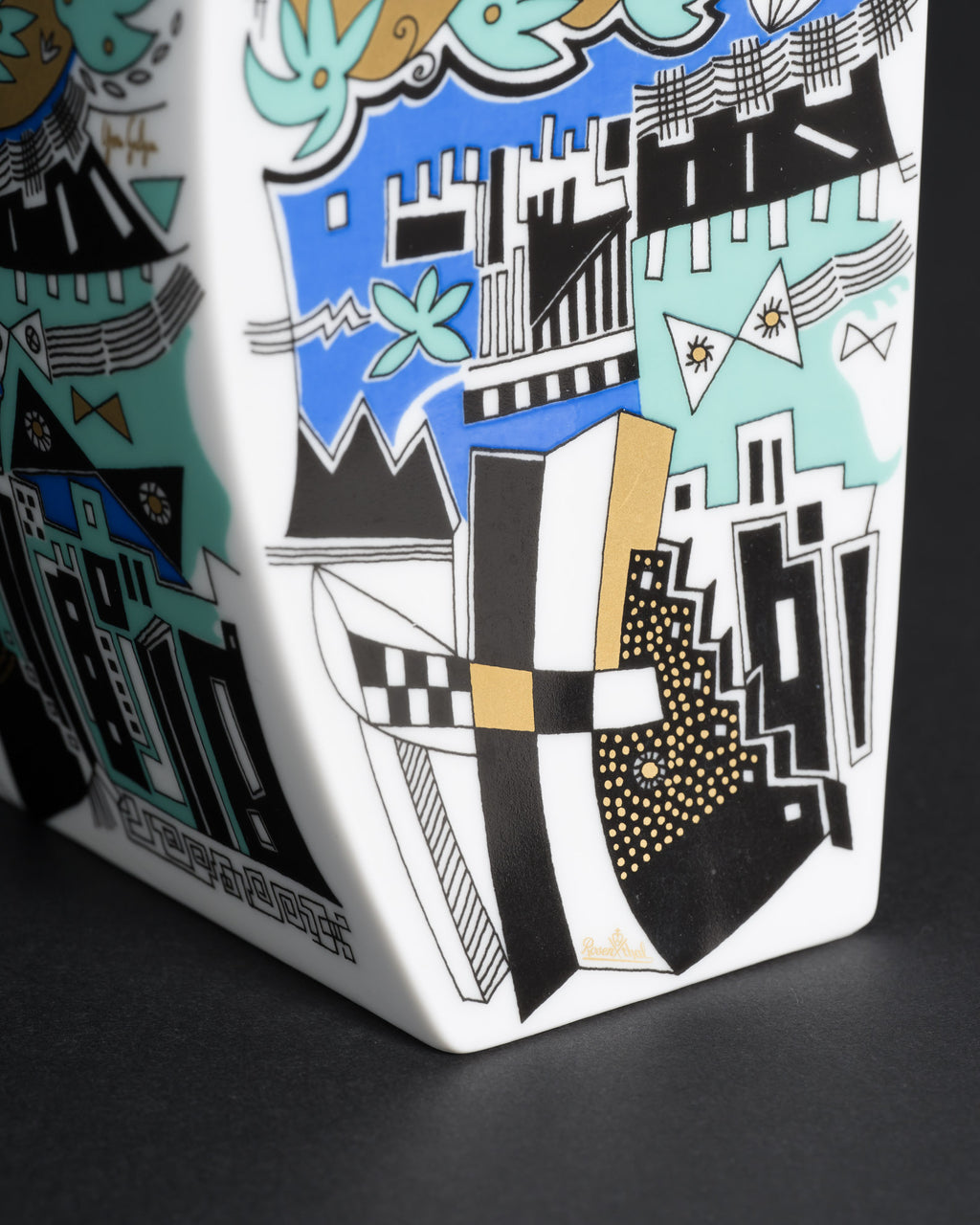 Postmodern Vase – Jan van der Vaart & Yves Galgon for Rosenthal, 1980s