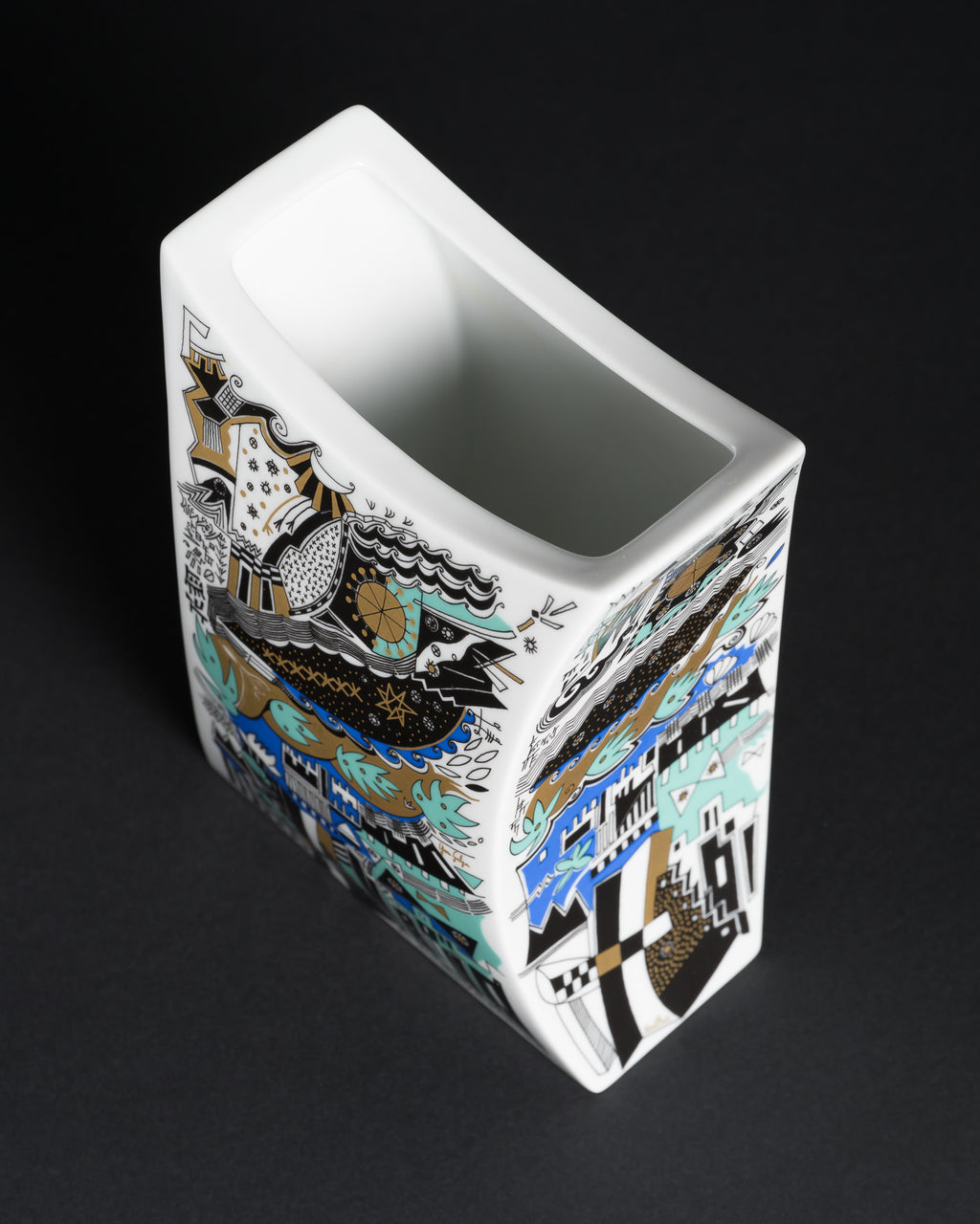 Postmodern Vase – Jan van der Vaart & Yves Galgon for Rosenthal, 1980s