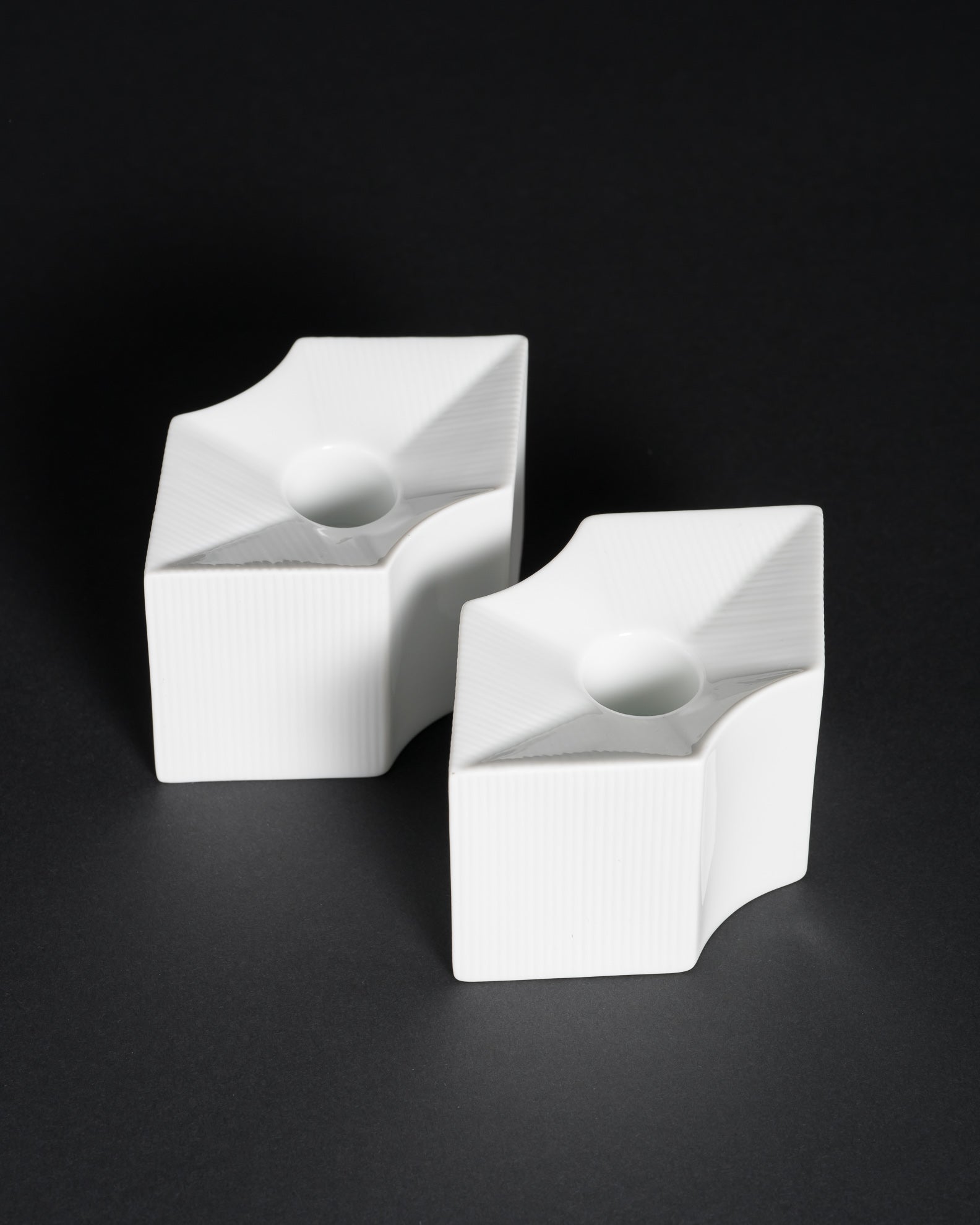 Vases & Candle Holders Ensemble – Sami Wirkkala for Rosenthal, 1982–1983
