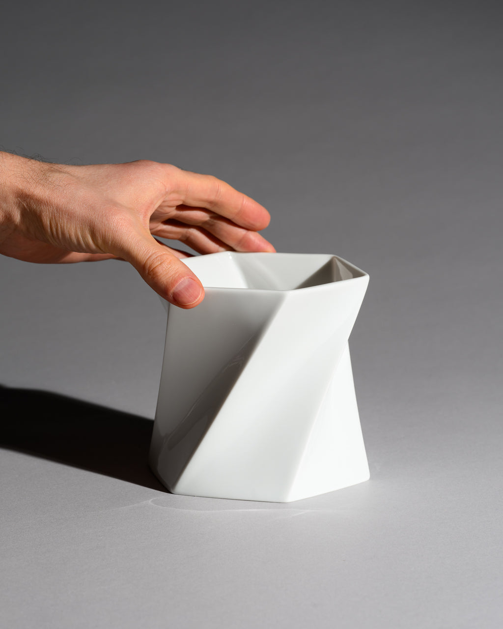 Glossy Porcelain Vase Trio - Jan van der Vaart for Rosenthal, 1985