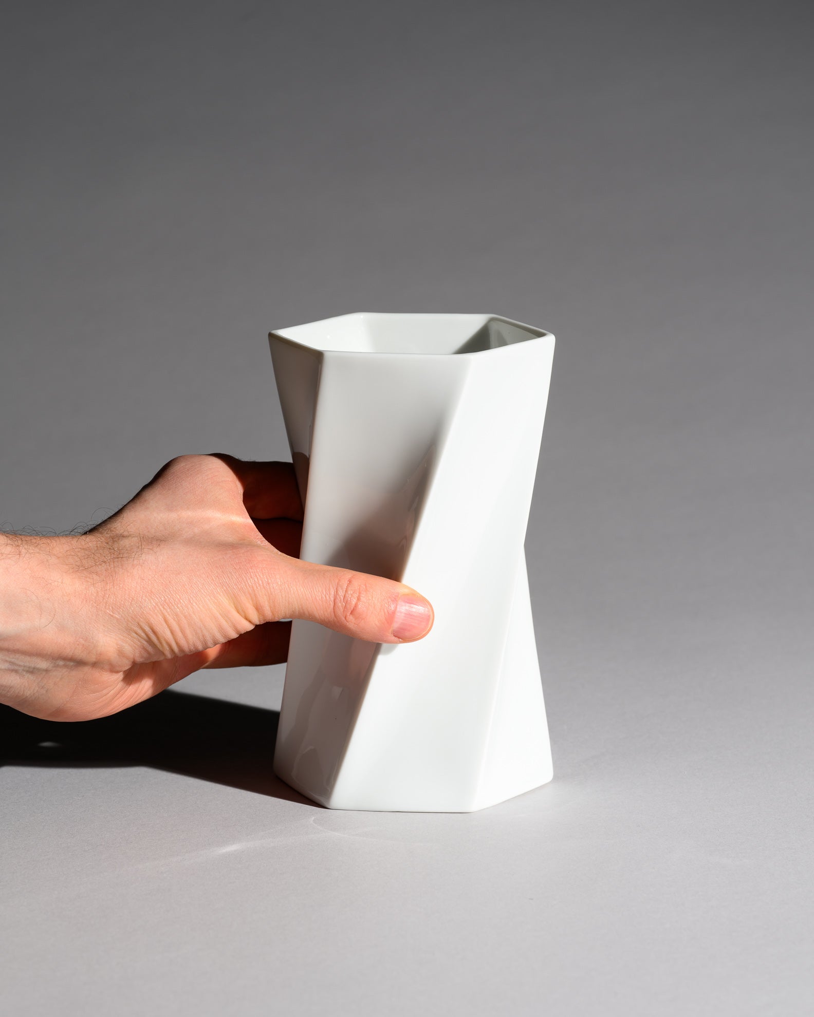 Glossy Porcelain Vase Trio - Jan van der Vaart for Rosenthal, 1985