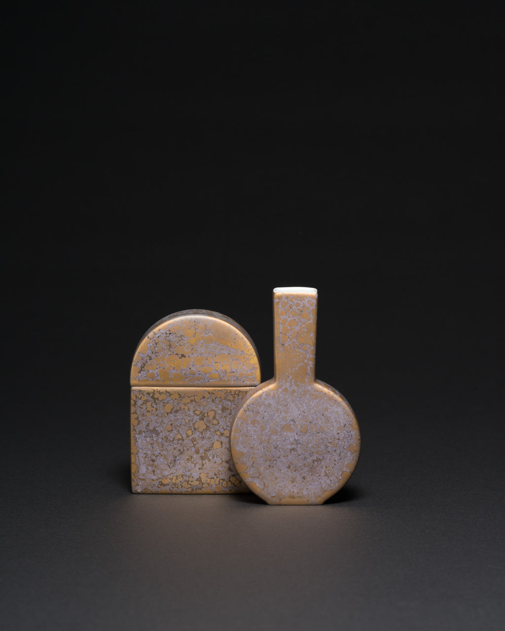 Goldfeuer Duo – Helmut Drexler & Rosemonde Nairac for Rosenthal, 1986
