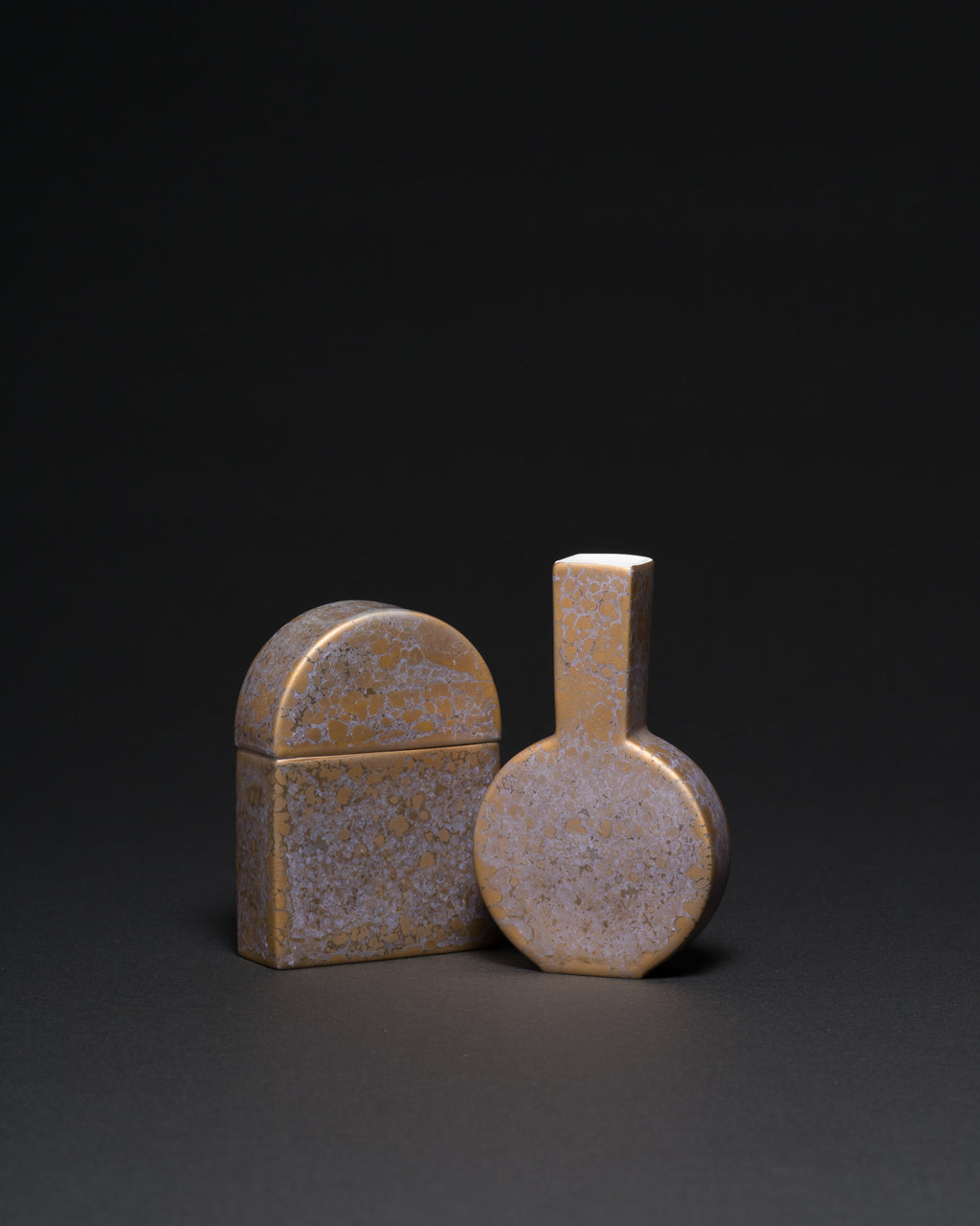 Goldfeuer Duo – Helmut Drexler & Rosemonde Nairac for Rosenthal, 1986