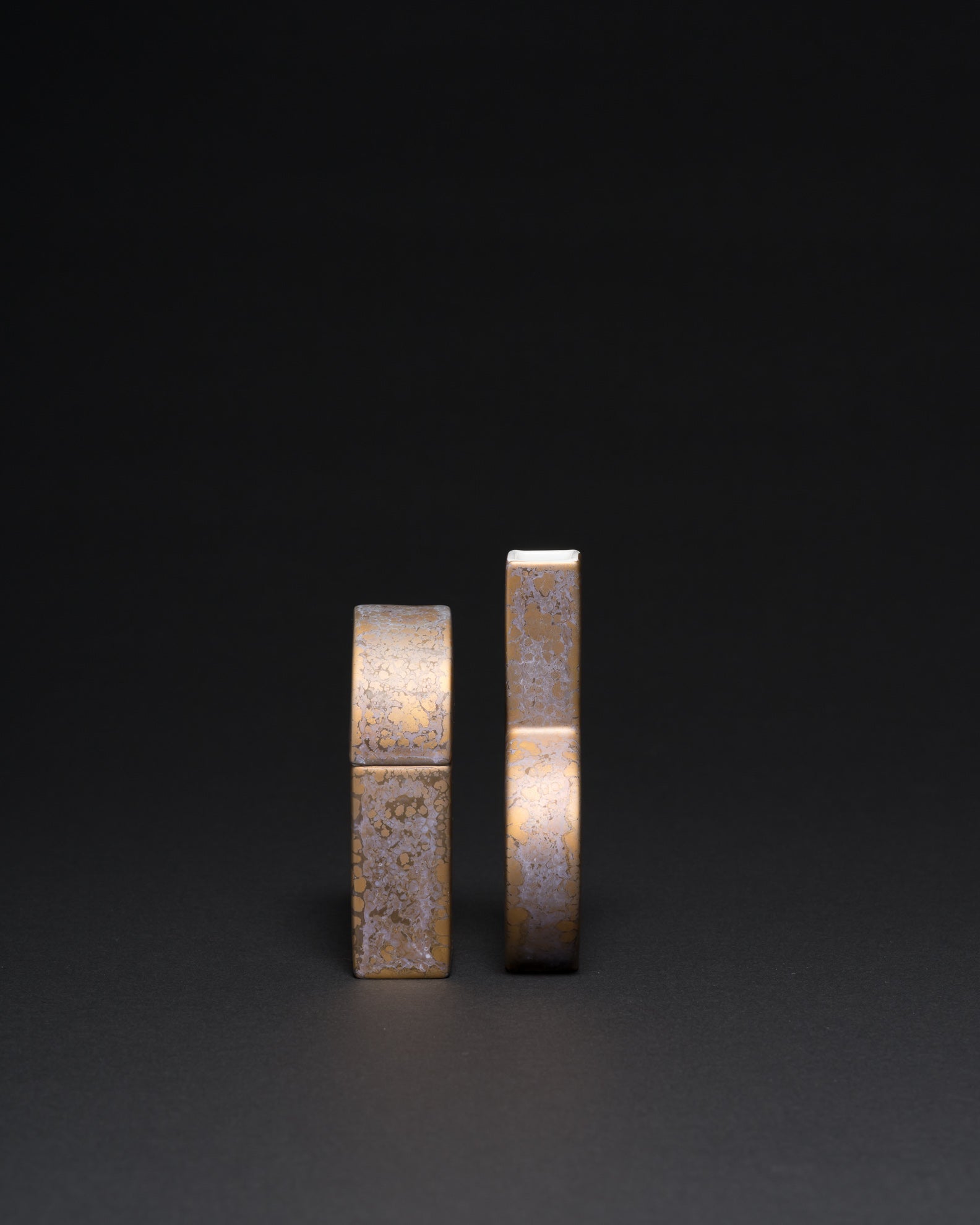 Goldfeuer Duo – Helmut Drexler & Rosemonde Nairac for Rosenthal, 1986