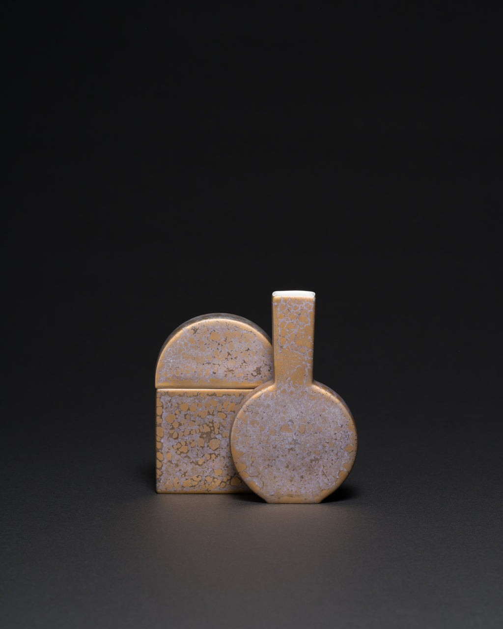 Goldfeuer Duo – Helmut Drexler & Rosemonde Nairac for Rosenthal, 1986