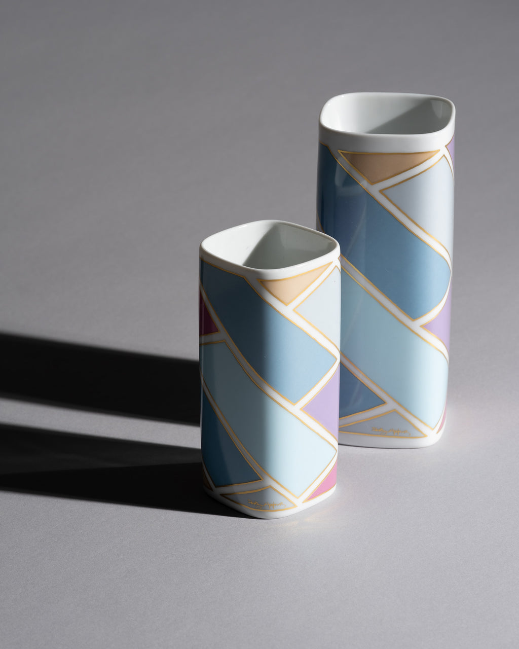 Porcelain Vase Duo - Dorothy Hafner for Rosenthal, 1987–1988