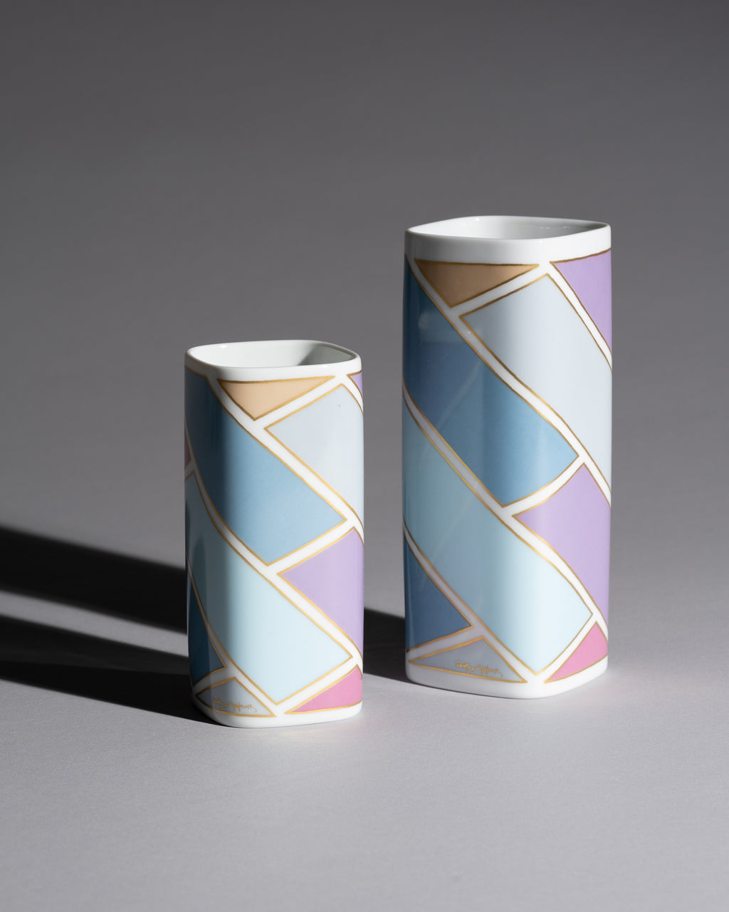 Porcelain Vase Duo - Dorothy Hafner for Rosenthal, 1987–1988