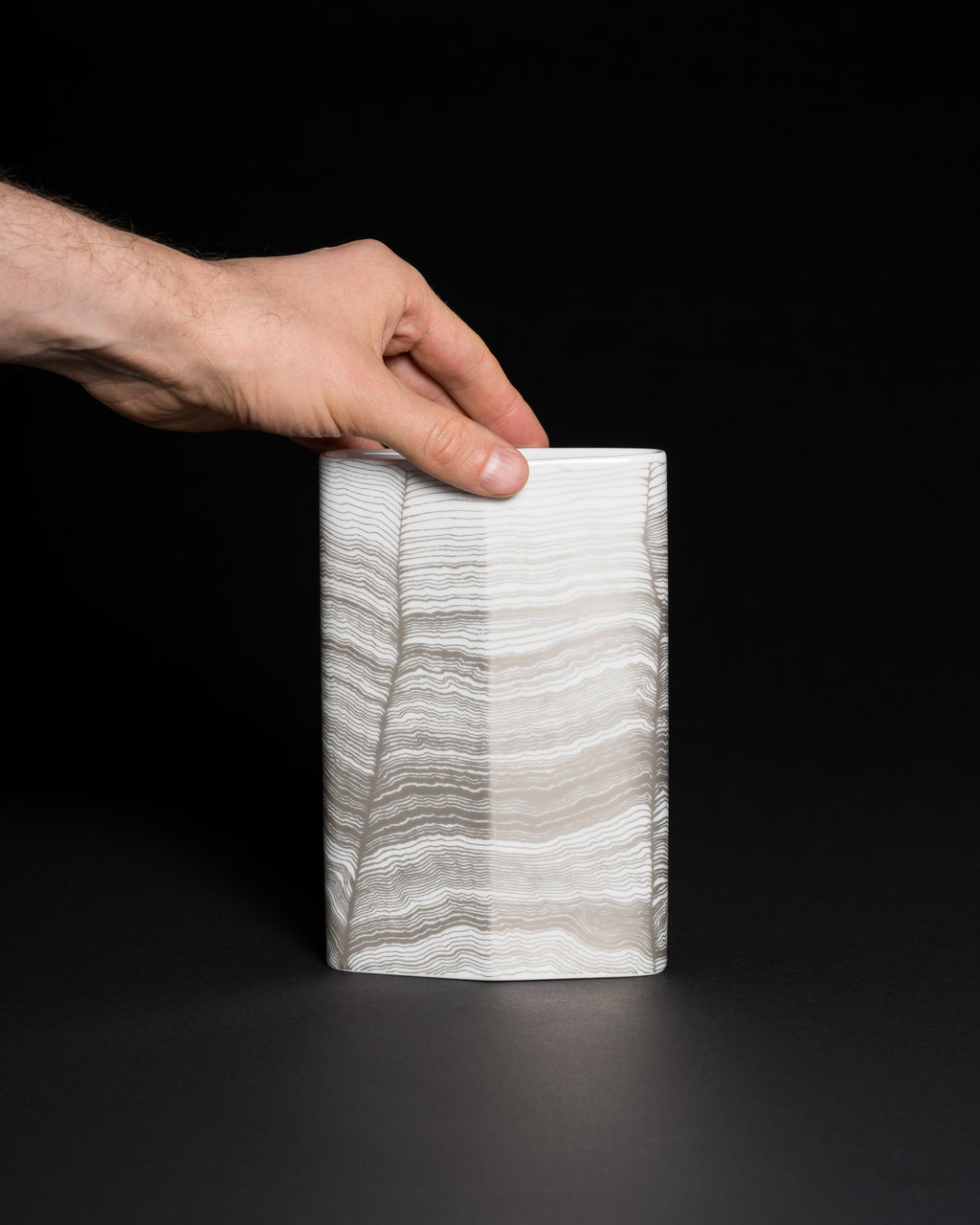 Contrasting Porcelain Vase Duo – Tapio Wirkkala, Alain Le Foll and Hans Theo Baumann for Rosenthal, 1970s–1980s