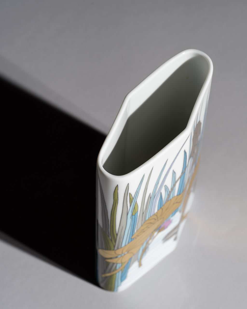 Floral Porcelain Vase & Lidded Box Set - Alain Le Foll and Tapio Wirkkala for Rosenthal, 1983–1984