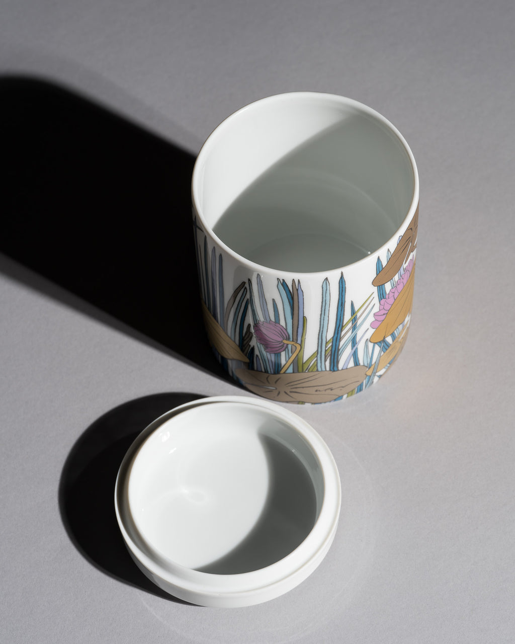 Floral Porcelain Vase & Lidded Box Set - Alain Le Foll and Tapio Wirkkala for Rosenthal, 1983–1984
