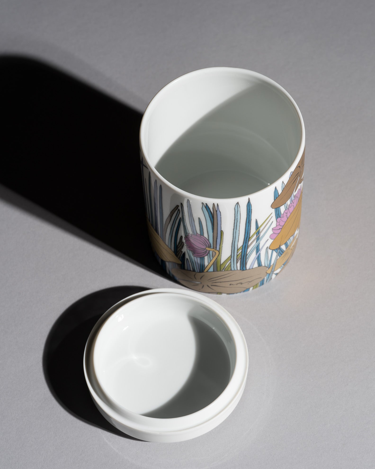 Floral Porcelain Vase & Lidded Box Set - Alain Le Foll and Tapio Wirkkala for Rosenthal, 1983–1984