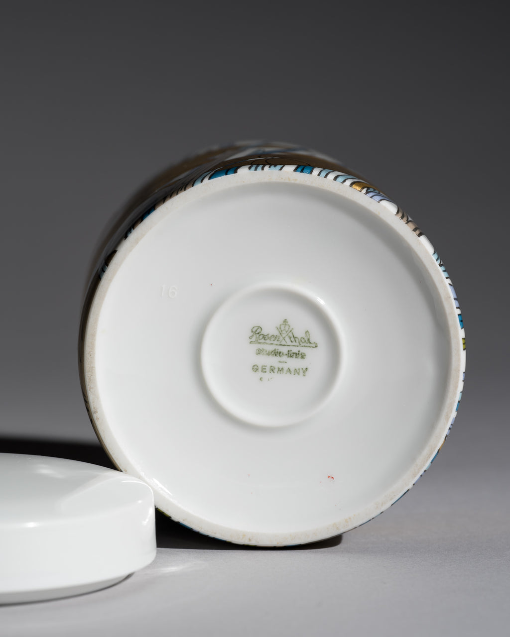 Floral Porcelain Vase & Lidded Box Set - Alain Le Foll and Tapio Wirkkala for Rosenthal, 1983–1984