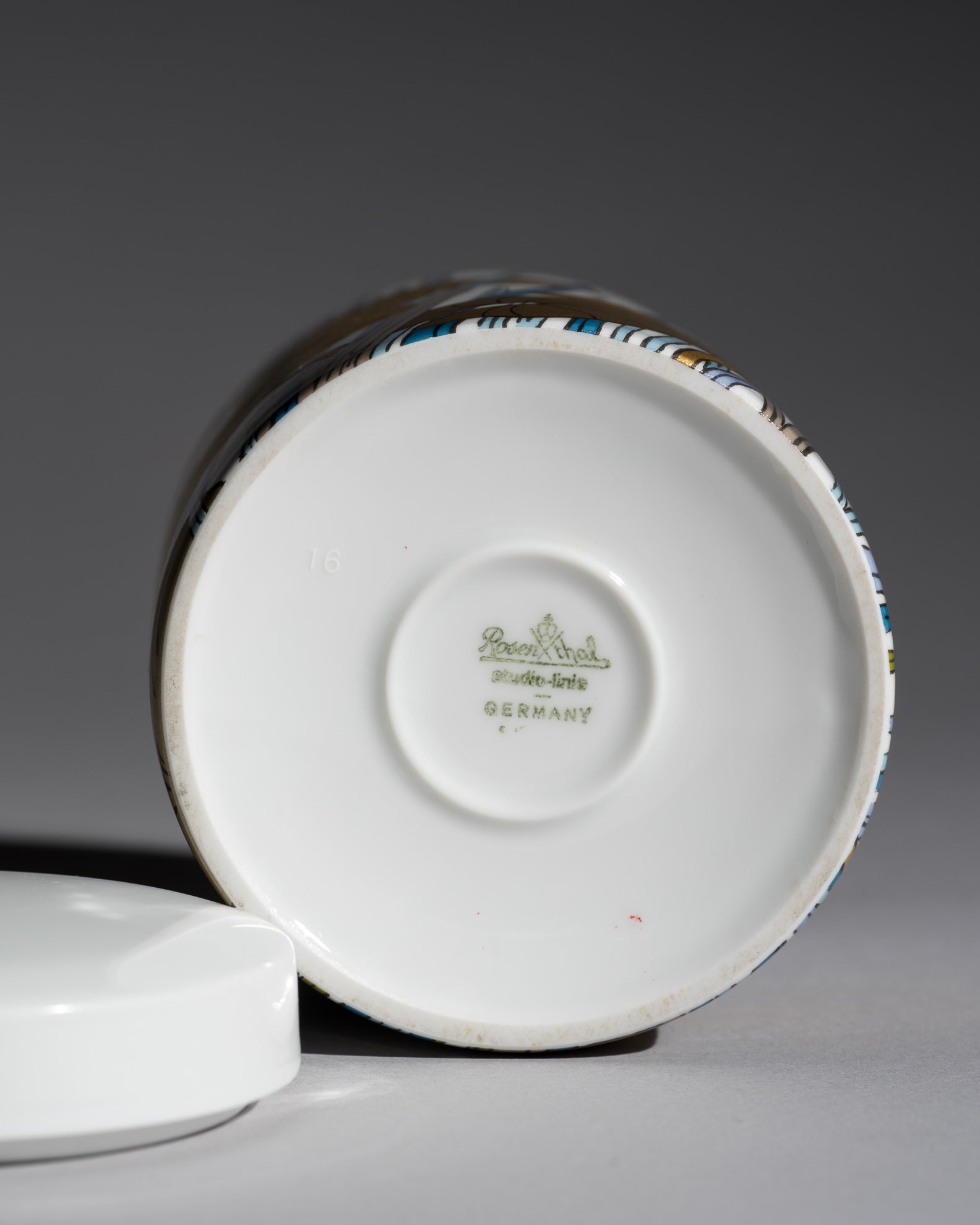 Floral Porcelain Vase & Lidded Box Set - Alain Le Foll and Tapio Wirkkala for Rosenthal, 1983–1984