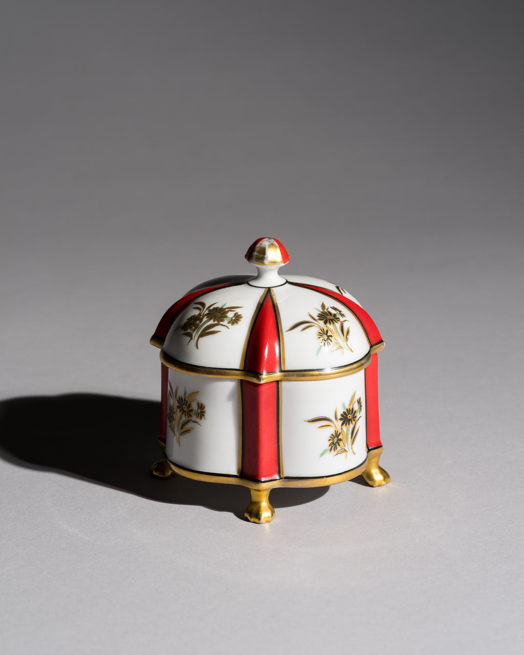 Porzellan Art Deco Lidded Box - Mäbendorf Porzellan, 1920s–1930s
