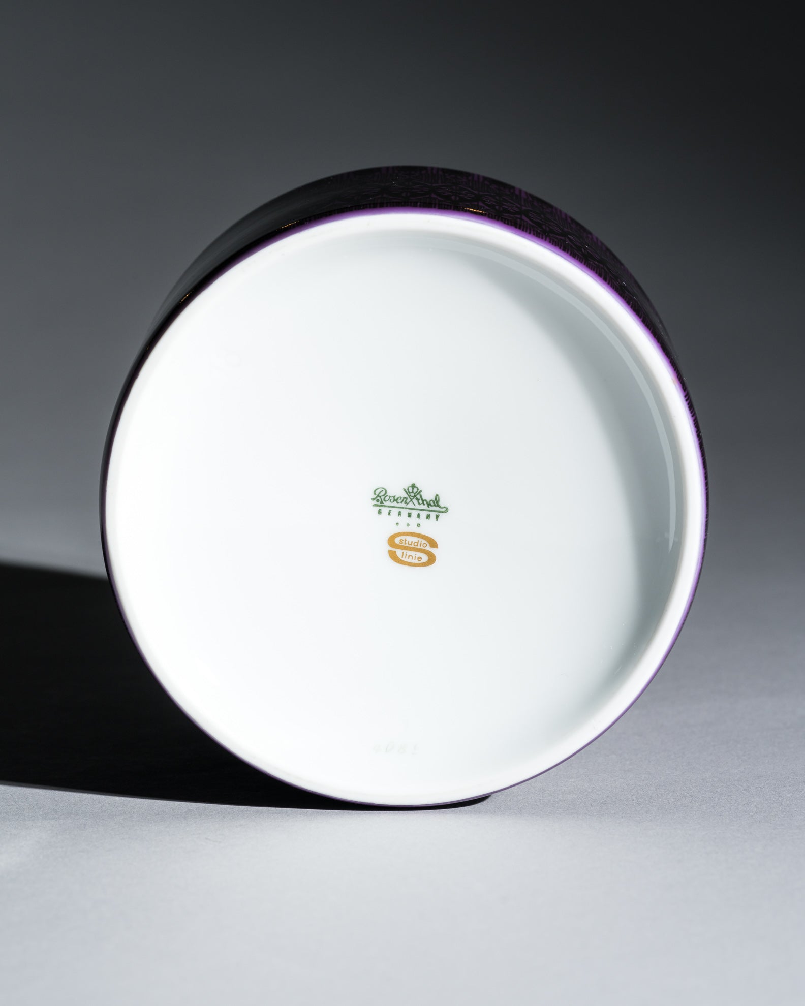 Graphic Porcelain Vase Duo – Theo Baumann for Rosenthal, 1964