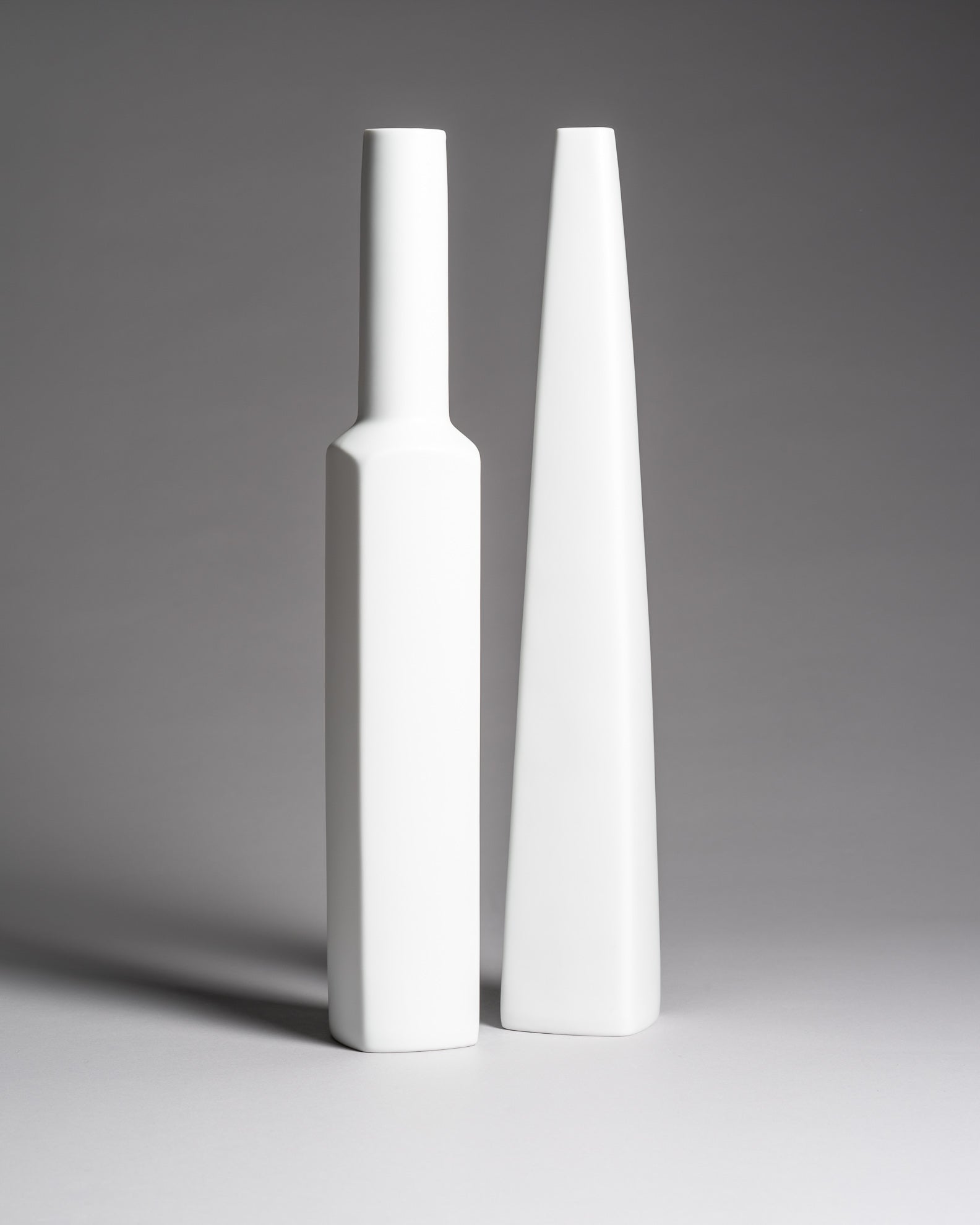 Porcelain Vase Duo – Erich Wilhelm John & Hans Theo Baumann for Rosenthal, 1960s