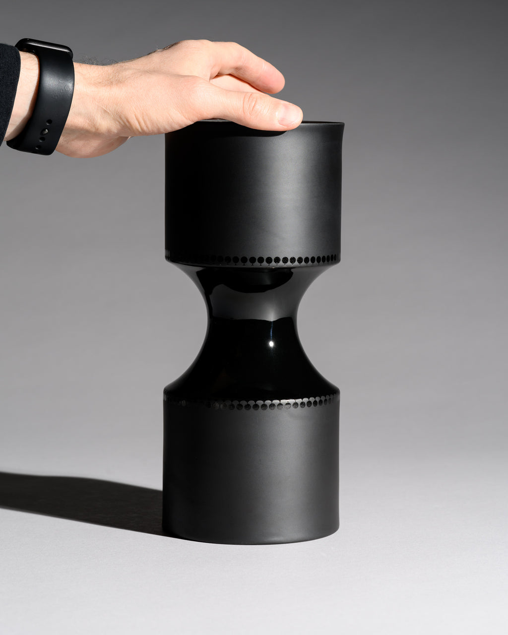 Black & White Porcelain Duo – Tapio Wirkkala for Rosenthal, 1980s