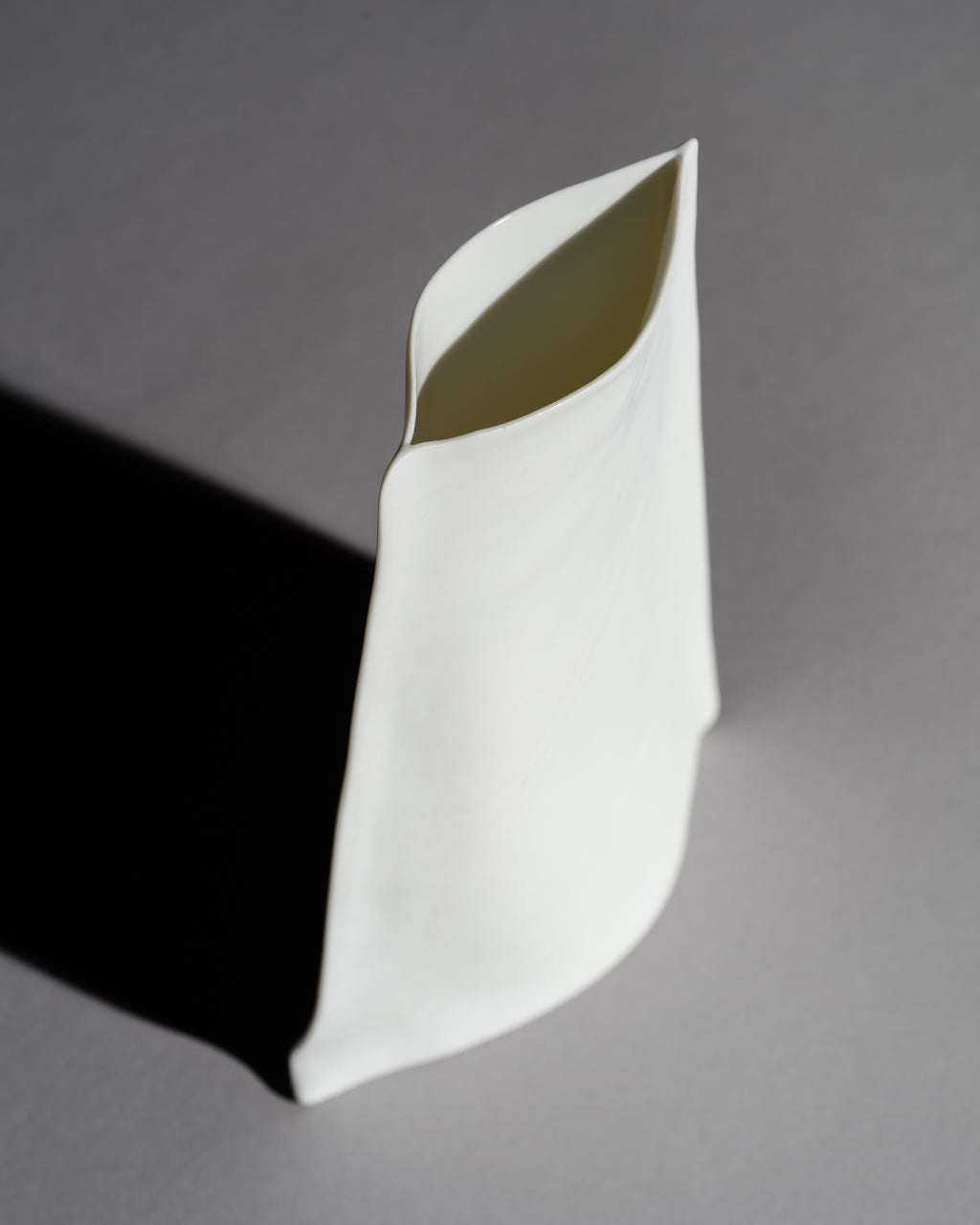 White Bisque Porcelain Vase Duo – Johan van Loon for Rosenthal, 1982–1983