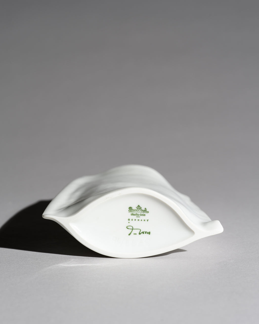 White Bisque Porcelain Vase Duo – Johan van Loon for Rosenthal, 1982–1983