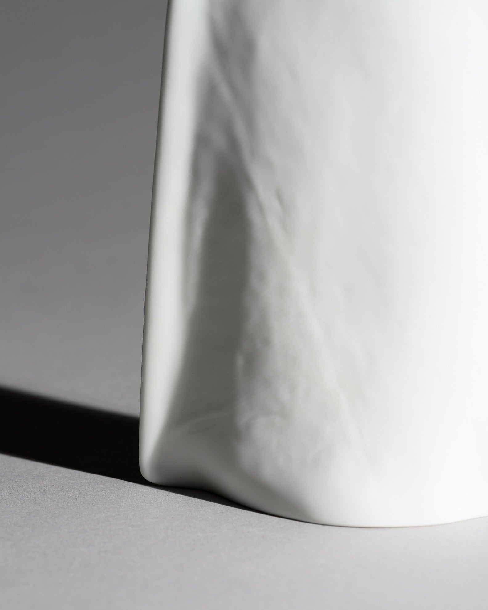 White Bisque Porcelain Vase Duo – Johan van Loon for Rosenthal, 1982–1983