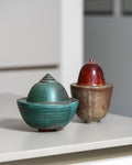 Reduction-Fired Stoneware Box Duo – Mario Enke Studio Pottery, 2010