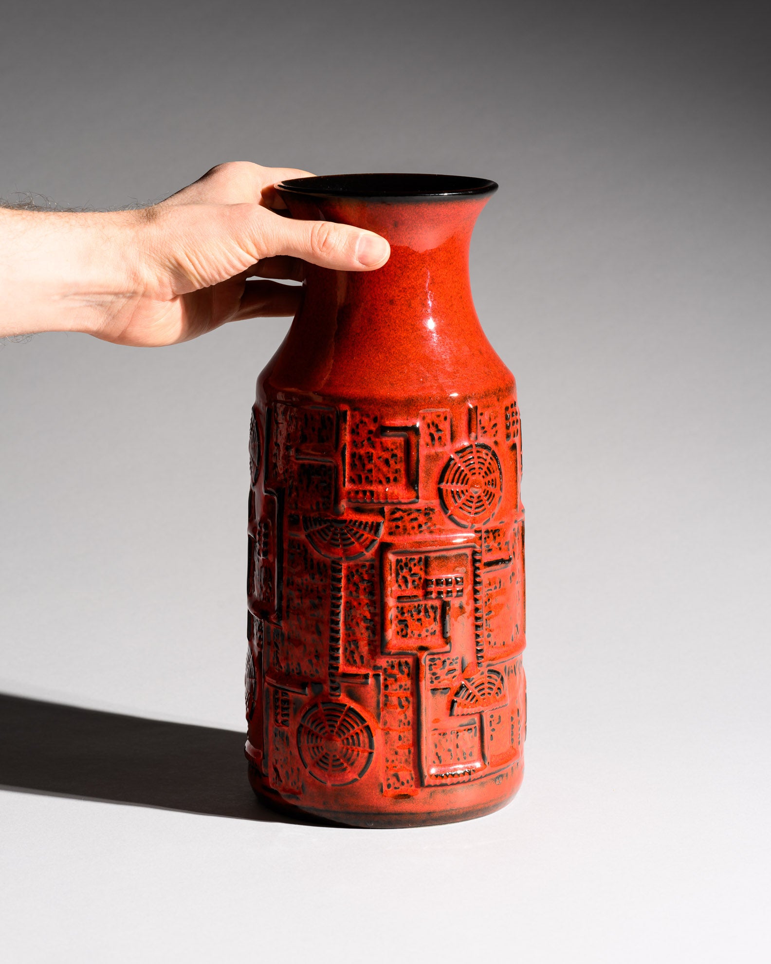 Midcentury Ceramic Vase – BAY Keramik, 1960s–1970s