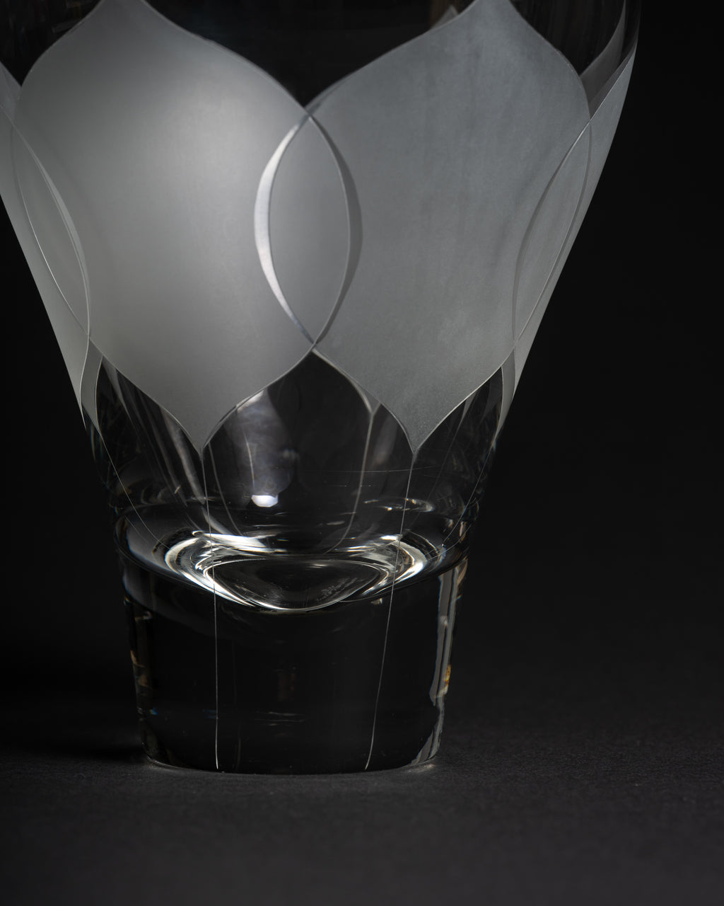 Lotus Glass Vase & Bowl  – Bjørn Wiinblad for Rosenthal, 1970s