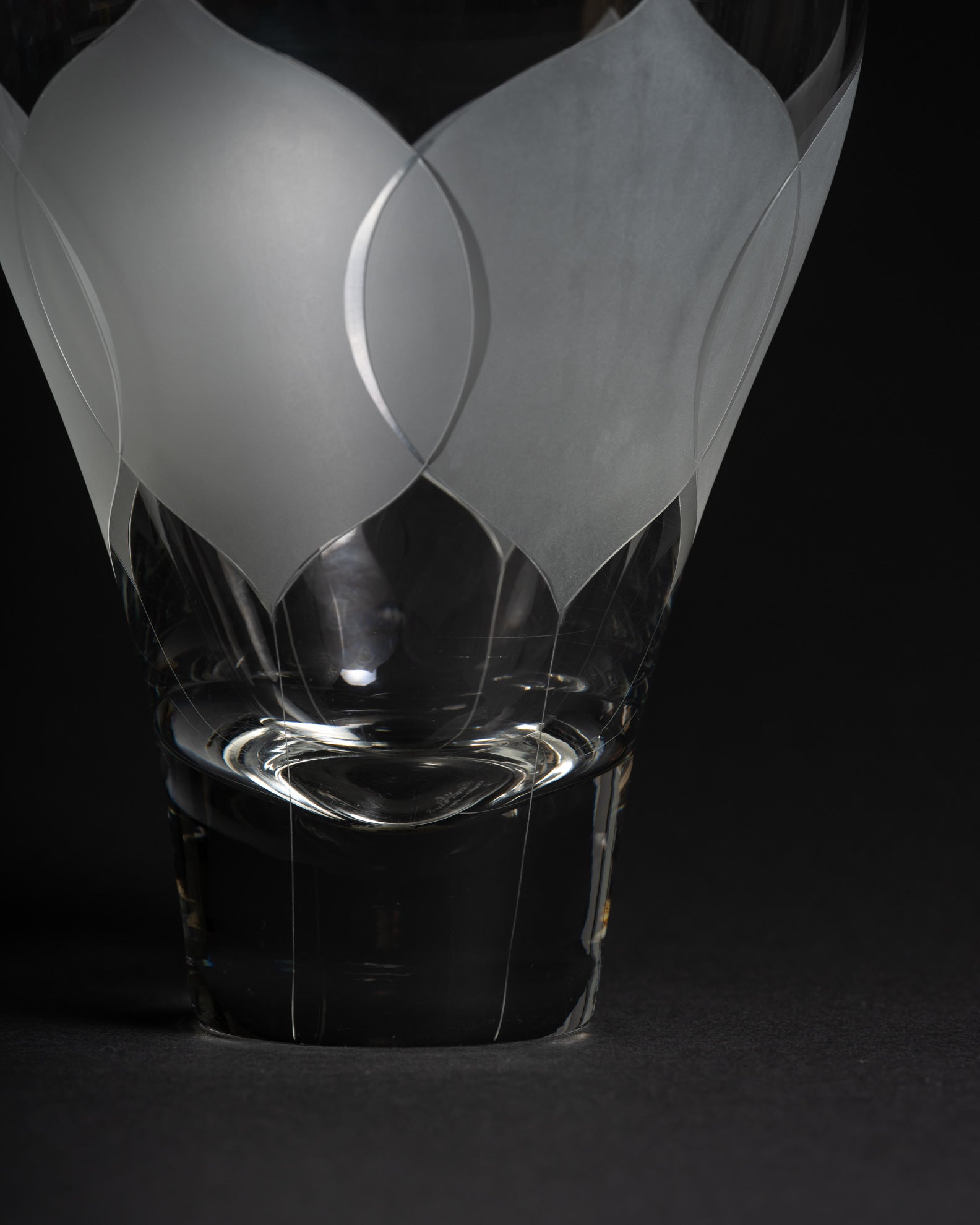 Lotus Glass Vase & Bowl  – Bjørn Wiinblad for Rosenthal, 1970s