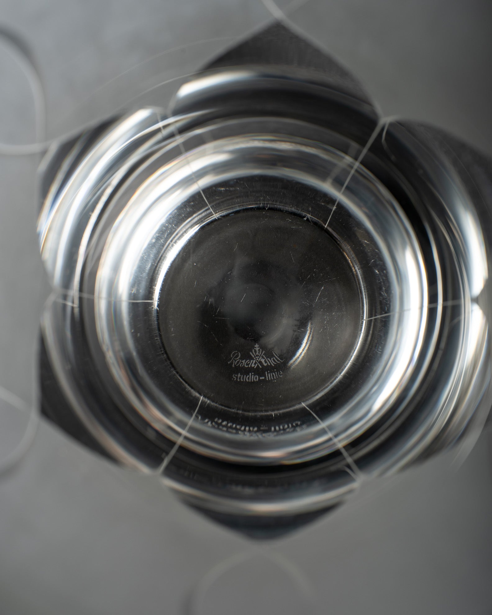 Lotus Glass Vase & Bowl  – Bjørn Wiinblad for Rosenthal, 1970s