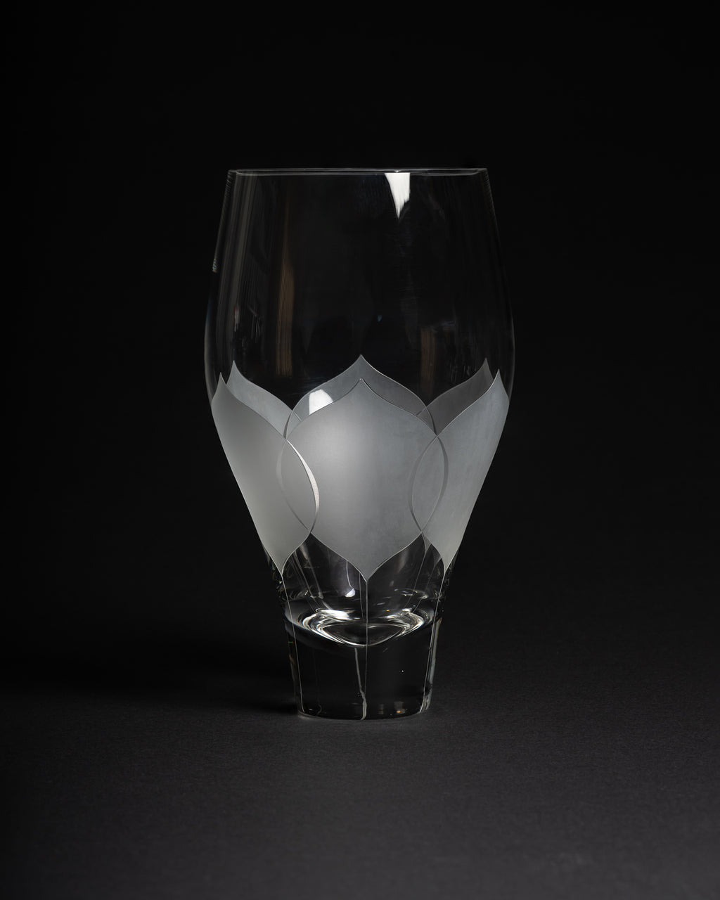 Lotus Glass Vase & Bowl  – Bjørn Wiinblad for Rosenthal, 1970s