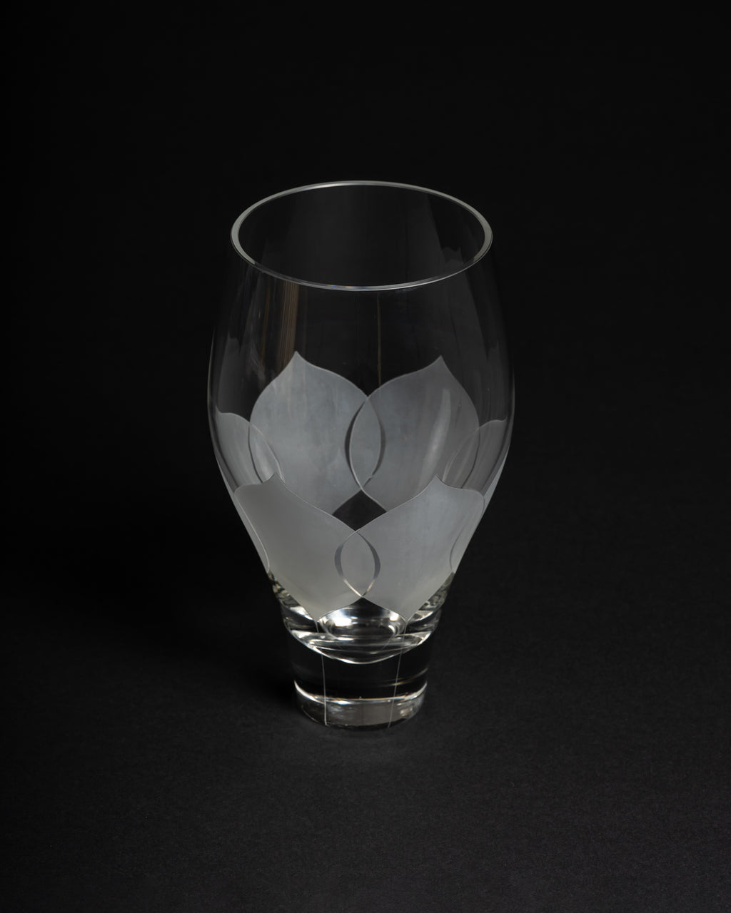 Lotus Glass Vase & Bowl  – Bjørn Wiinblad for Rosenthal, 1970s