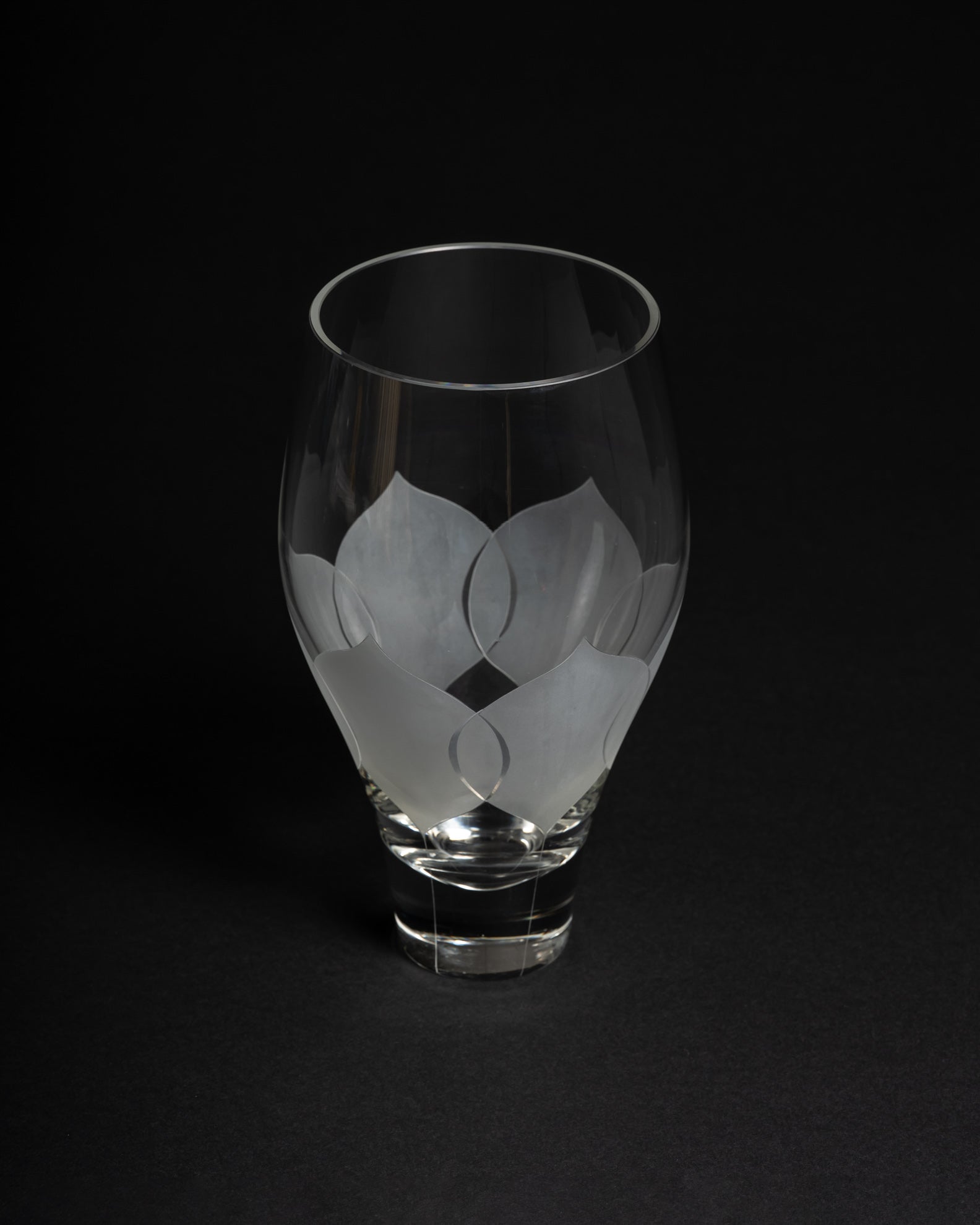 Lotus Glass Vase & Bowl  – Bjørn Wiinblad for Rosenthal, 1970s