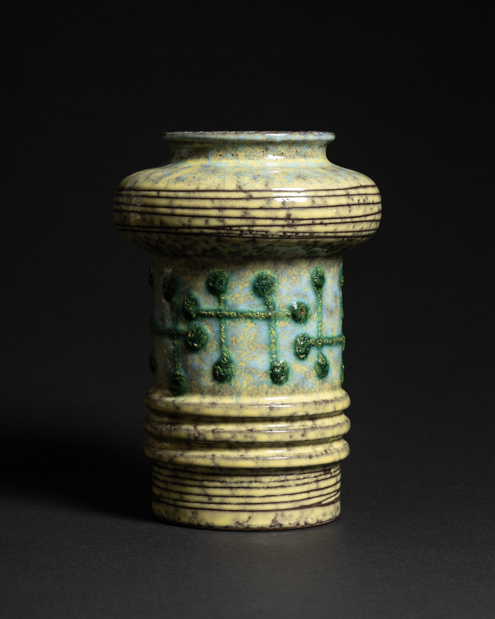 Ceramic Vase – VEB Keramik Haldensleben, 1960s–1970s