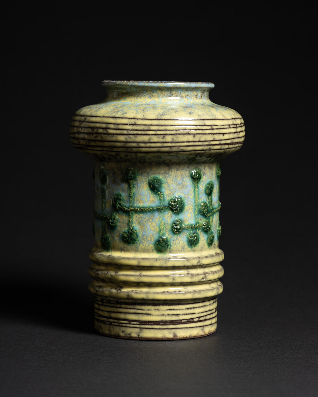 Ceramic Vase – VEB Keramik Haldensleben, 1960s–1970s
