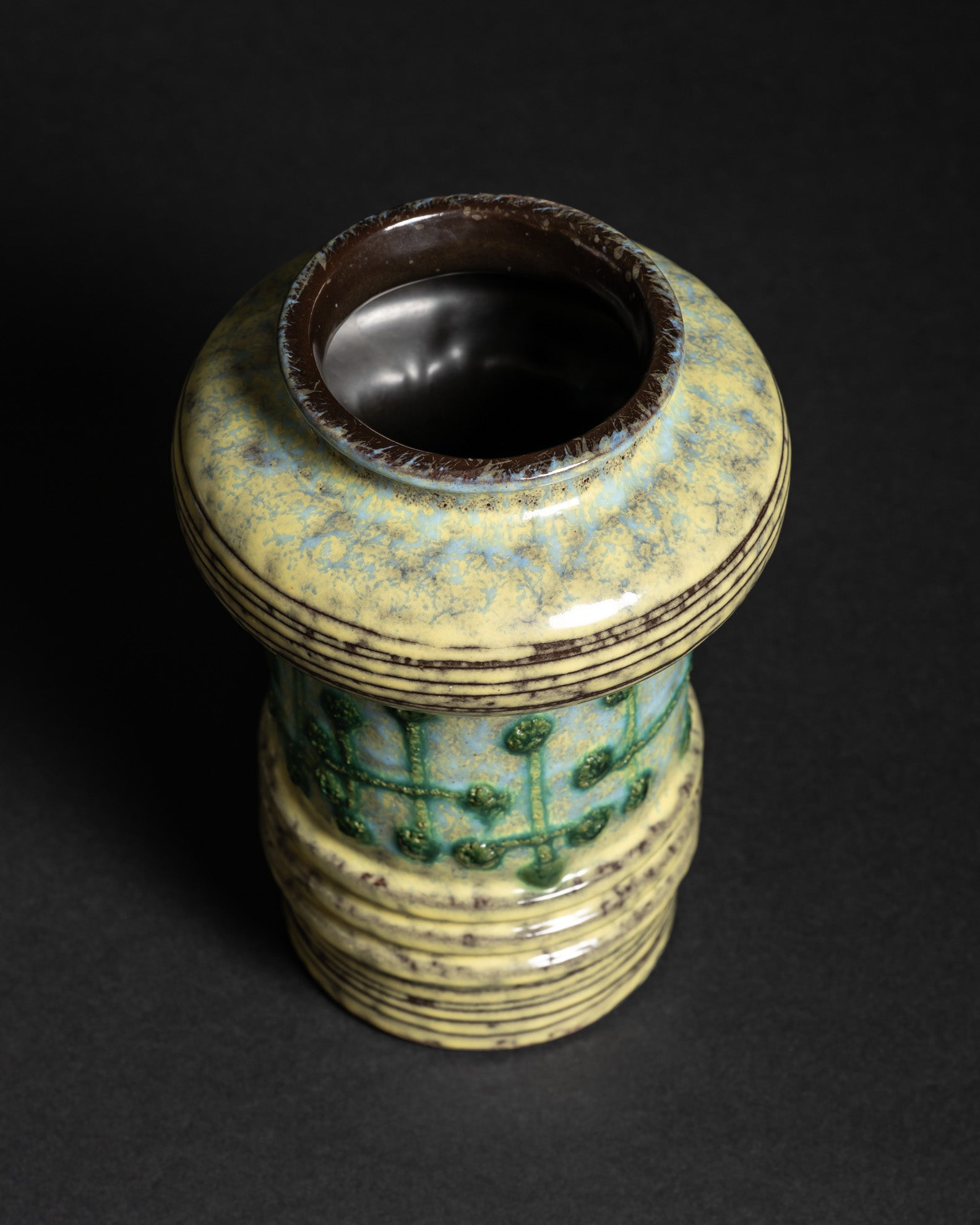 Ceramic Vase – VEB Keramik Haldensleben, 1960s–1970s