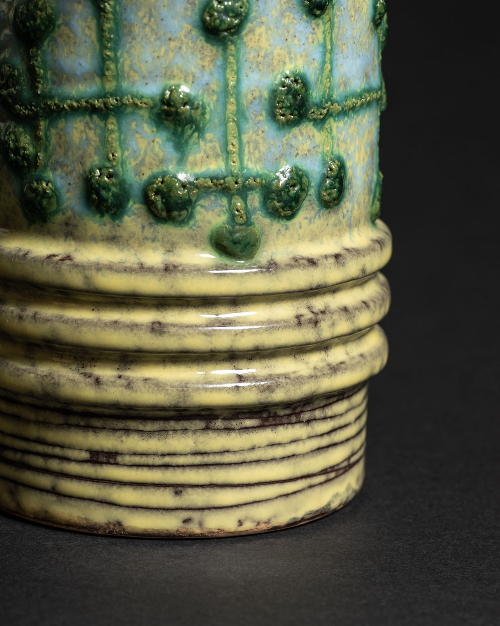 Ceramic Vase – VEB Keramik Haldensleben, 1960s–1970s