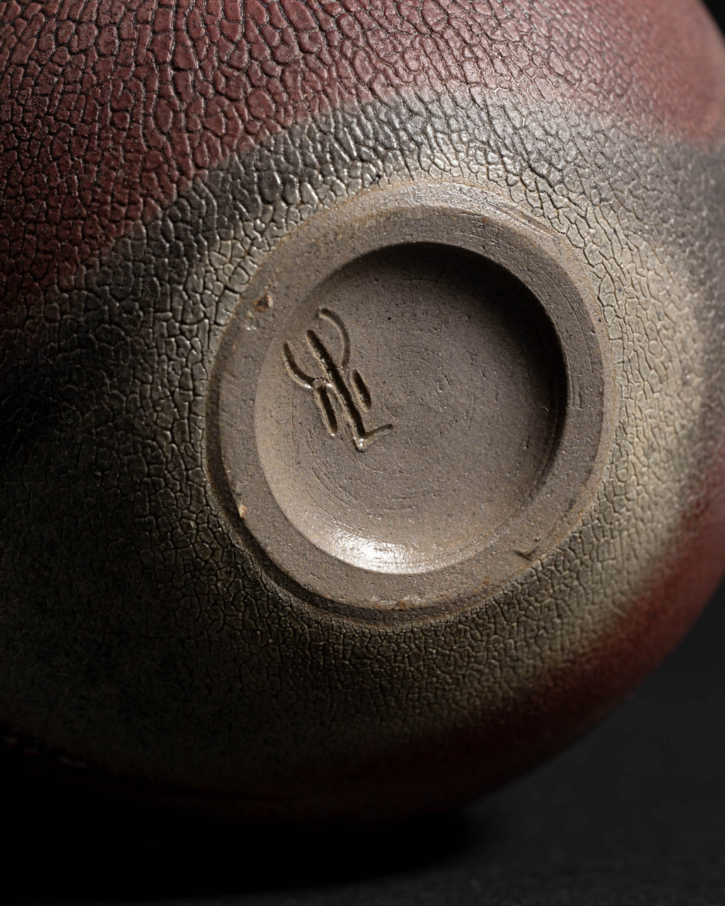 Iron-Red Vase & Lidded Box Set – Mario Enke Studio Pottery, 2010