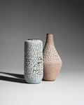 Snakeskin Glaze Ceramic Duo – Albert Kiessling, Mid–Late 20th Century