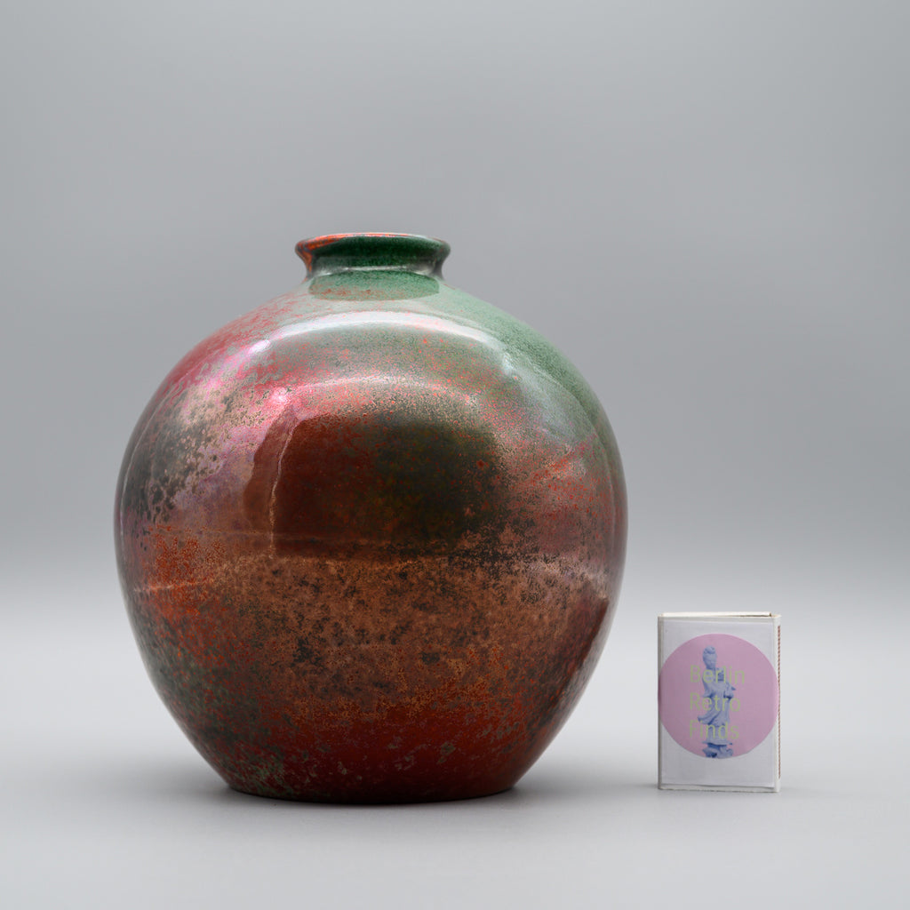 Stoneware Vase Duo “Tsubo & Conic” – Artisans for Independent Studio, Mid-Century Modern