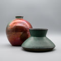 Stoneware Vase Duo “Tsubo & Conic” – Artisans for Independent Studio, Mid-Century Modern