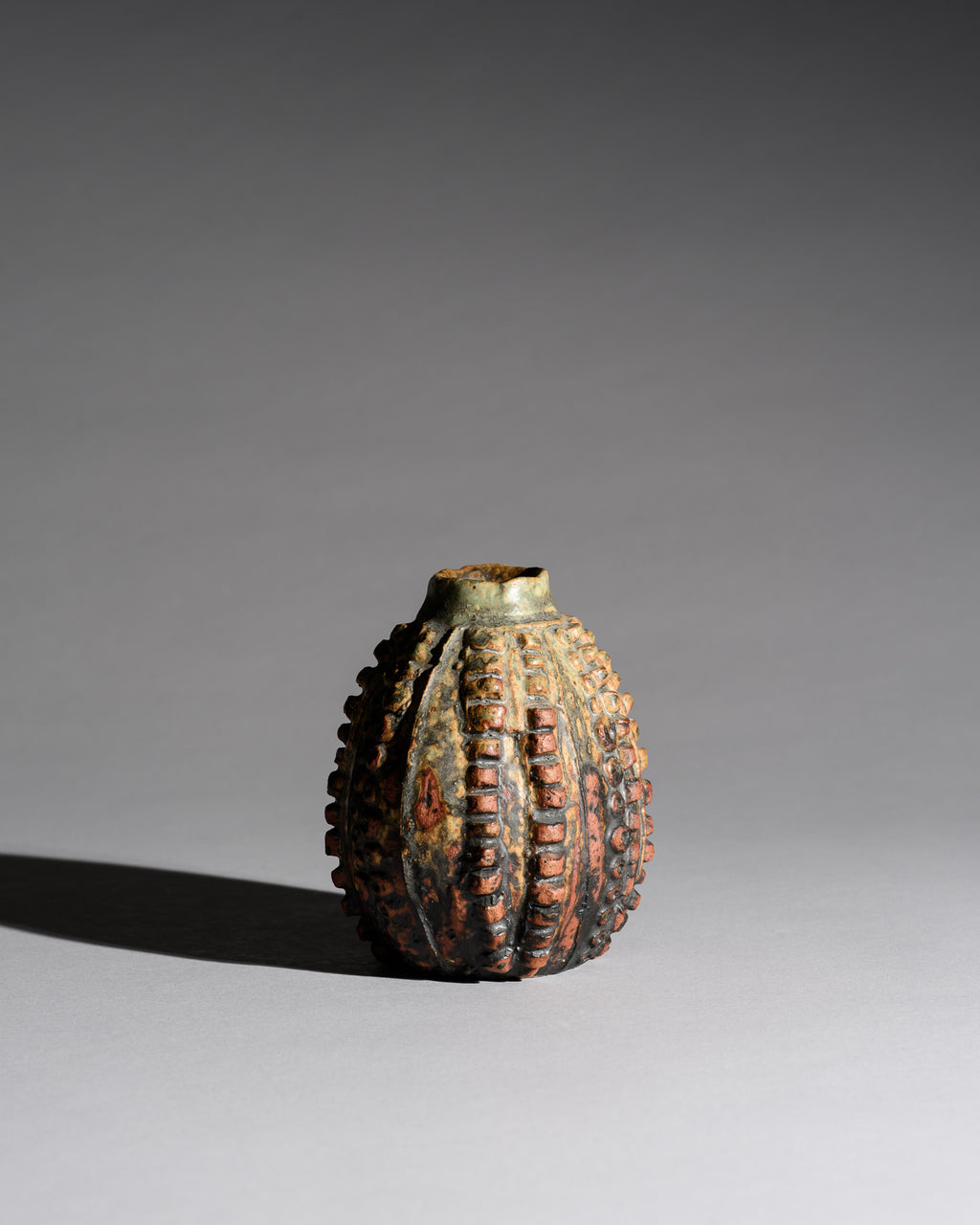 Textured Studio Pottery Vase - Attributed to Bernard Rooke, England, 1960s–1970s