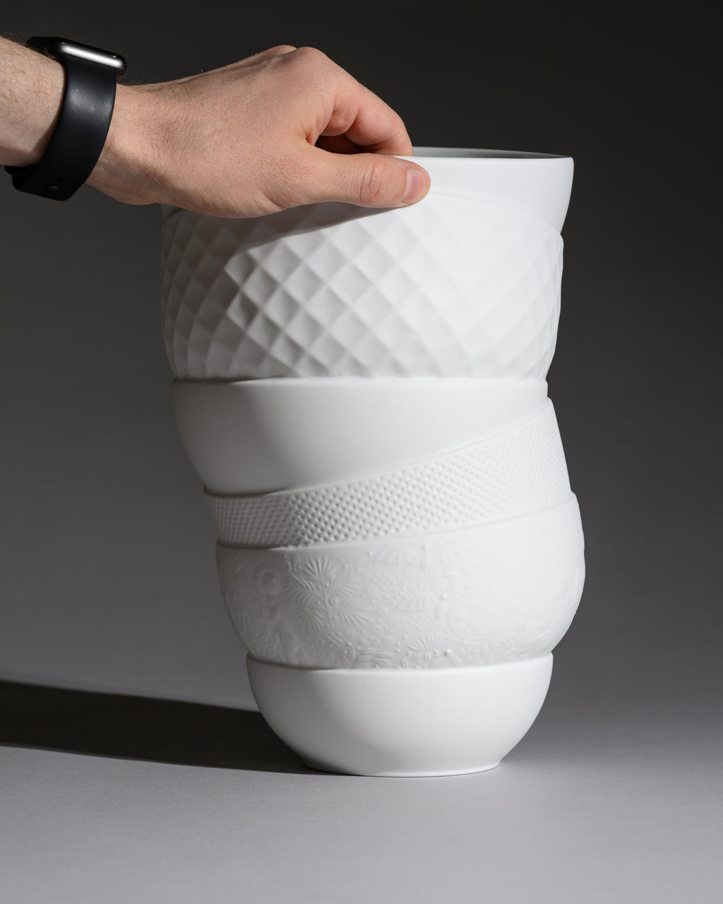 Reunion Bisque Porcelain Vase – Pieke Bergmans for Rosenthal, 2005