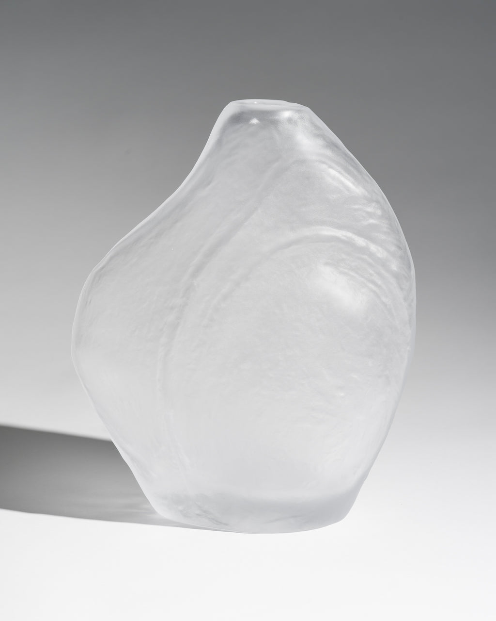 Freeform Satin Glass Vase – Peill & Putzler, 1970s–1980s