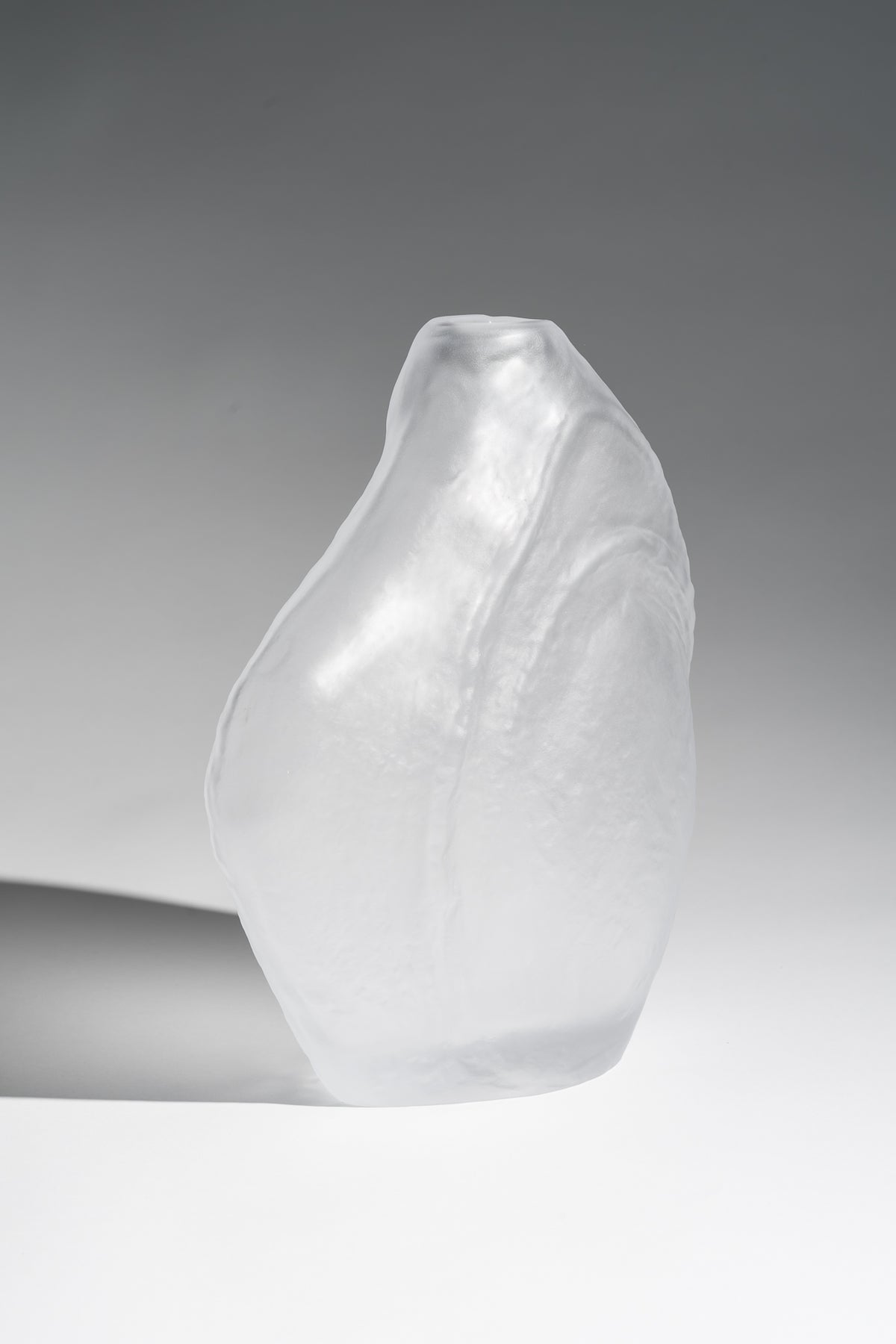 Freeform Satin Glass Vase – Peill & Putzler, 1970s–1980s
