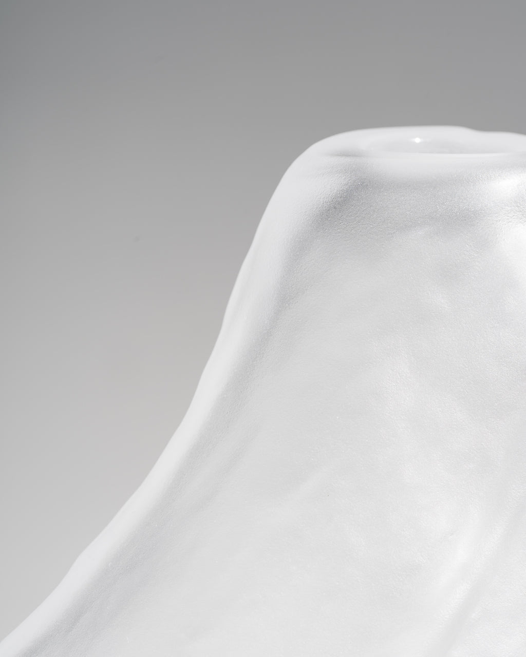 Freeform Satin Glass Vase – Peill & Putzler, 1970s–1980s