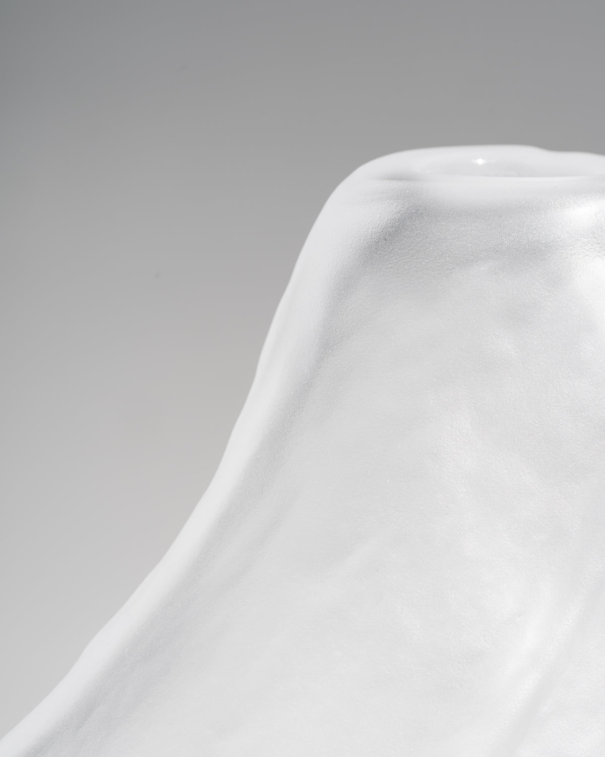 Freeform Satin Glass Vase – Peill & Putzler, 1970s–1980s