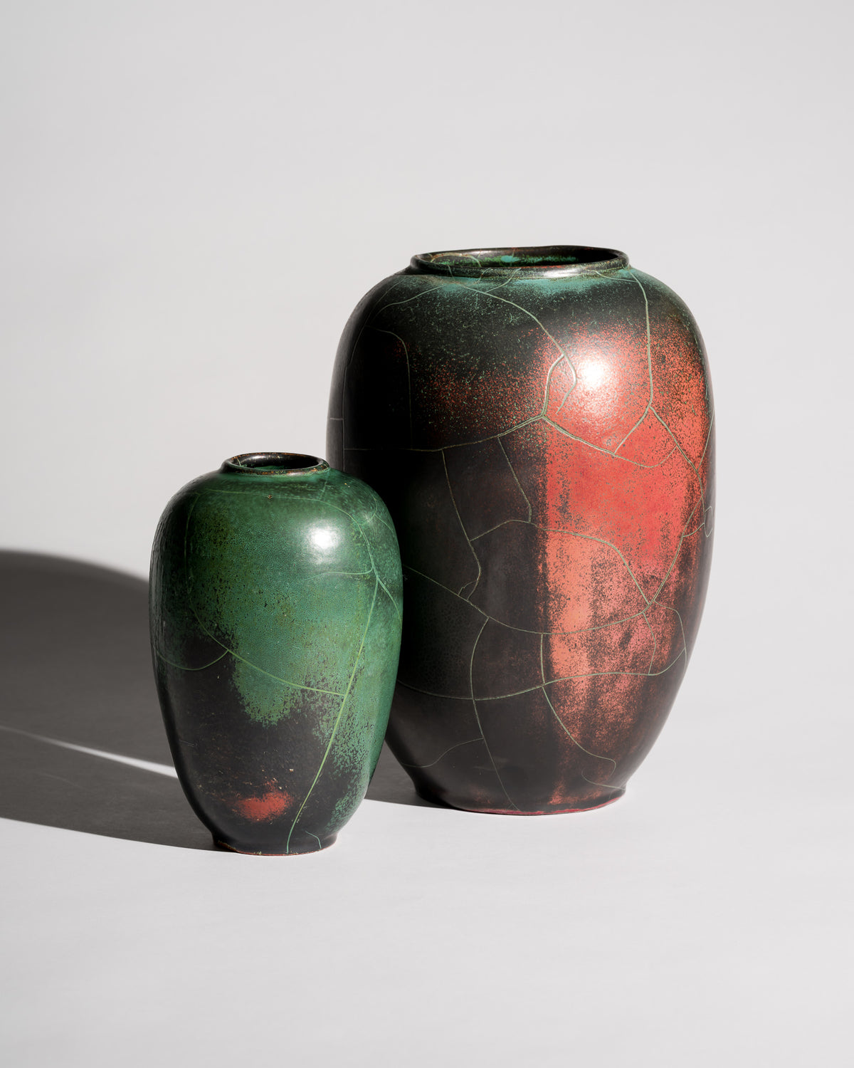 Ceramic Vase Pair – Paul Dresler Grootenburg, Germany, 1940s–1950s
