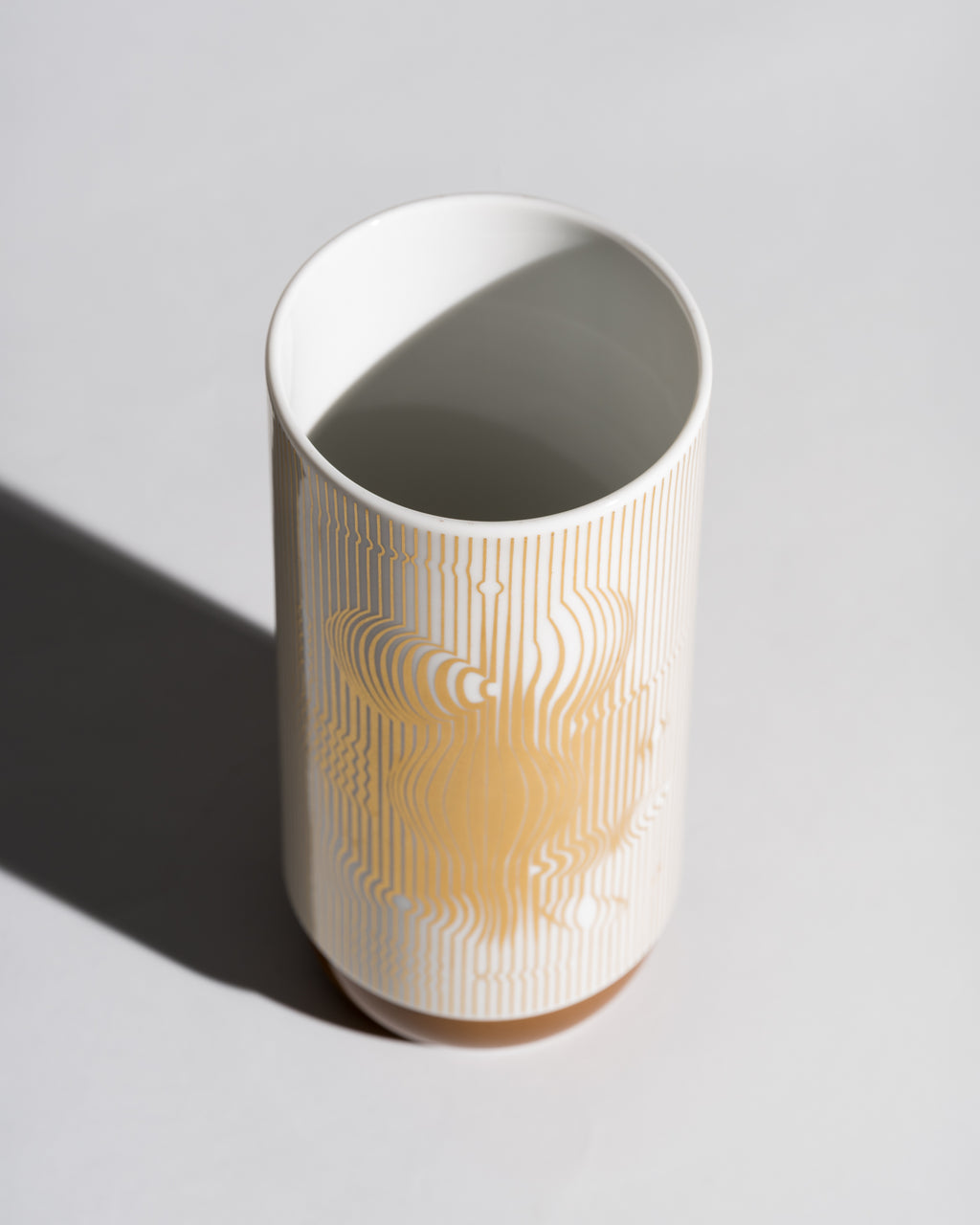 “Manipur” Op Art Porcelain Vase – Victor Vasarely & Ambrogio Pozzi for Rosenthal, 1970s